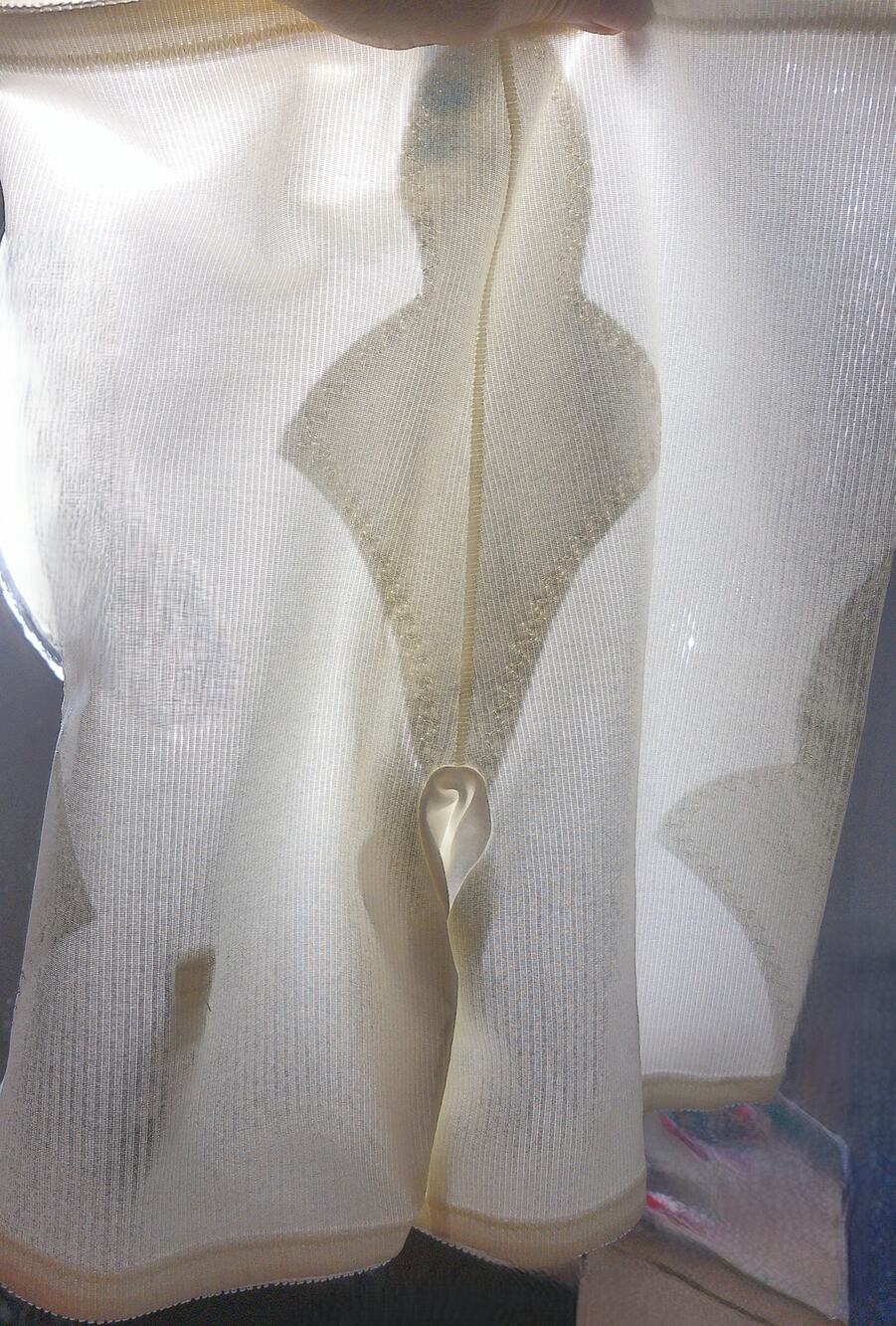 Vtg SEARS Long Leg Girdle White High Waist Control Shaper Garter Loops Size XL